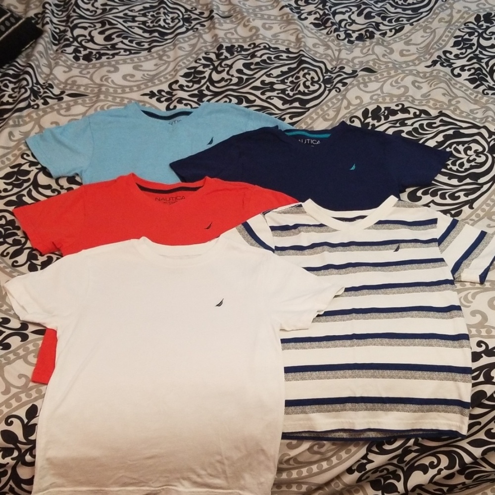 Boy's Nautica T Shirts 7X (Fits a size 6 best)